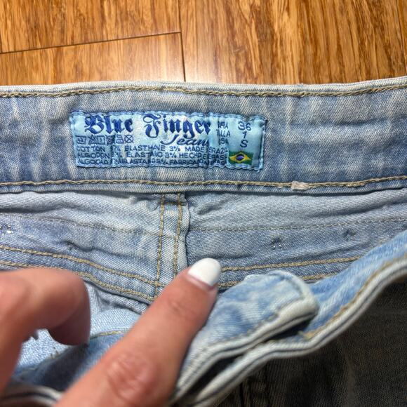 bling cute out denim - Picture 8 of 11